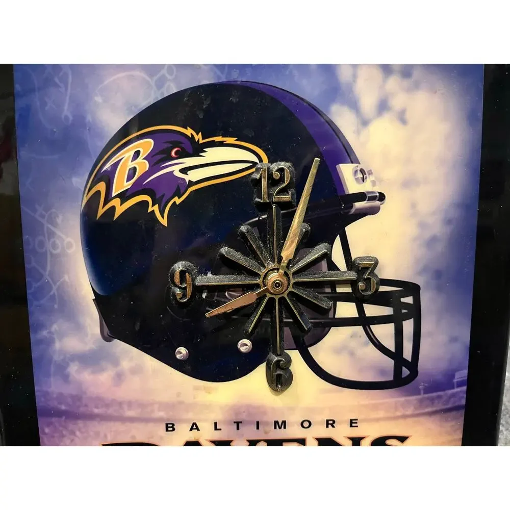 Baltimore Ravens Collectible Clock
